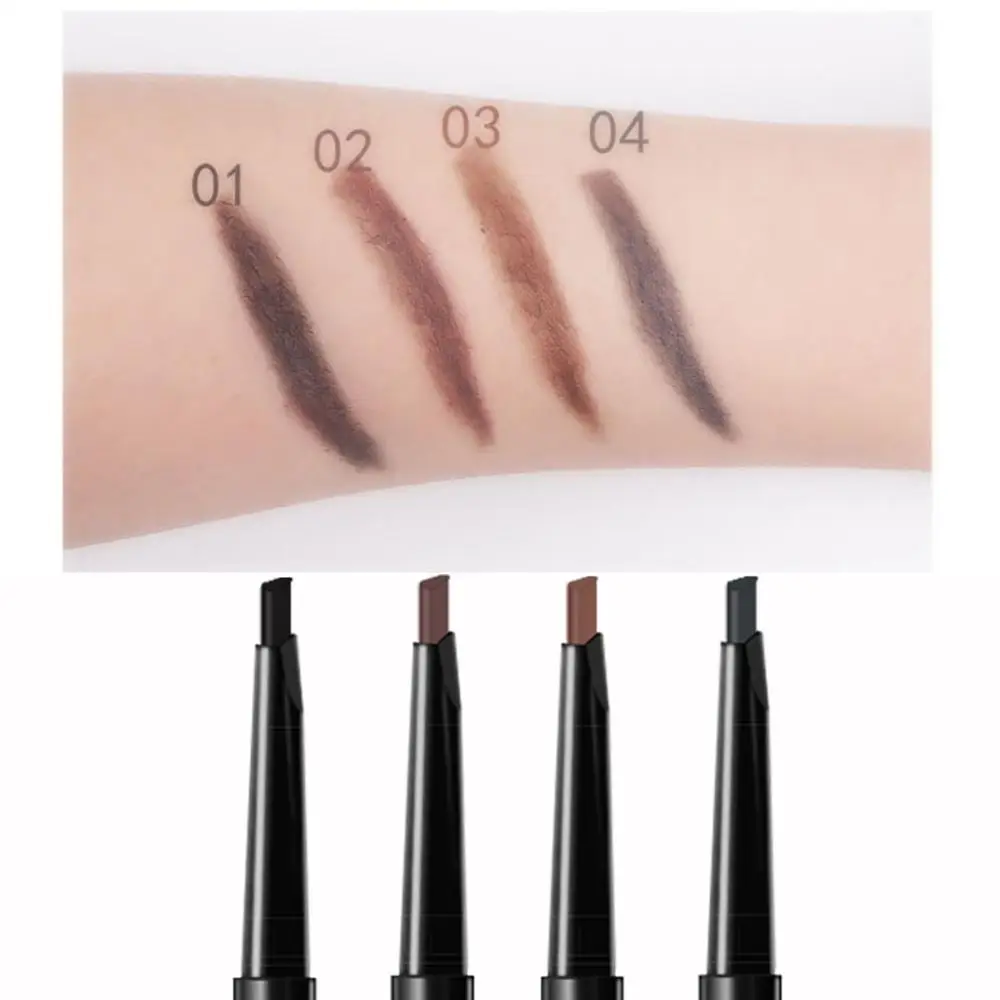 eyebrow pencil eyebrow gel makeup brushes Three-dimensional double-headed sweat-proof, triangle head, automatic rotatin eyebrow pencil eyebrow gel makeup brushes Three-dimensional double-headed sweat-proof, triangle head, automatic rotatin