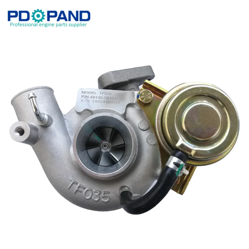 Turbocharger turbo parts kit water cooled for Mitsubishi Montero Pajero L200 Shogun Challenger Galant 2835cc 2.8L 4M40T diesel engine