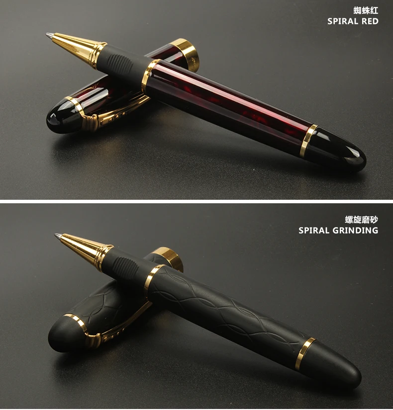 1 шт. Jinhao X450, гладкая Ручка-роллер для письма с 0,7 мм, черные ручки высокого качества с металлическими чернилами для студентов, офисные принадлежности