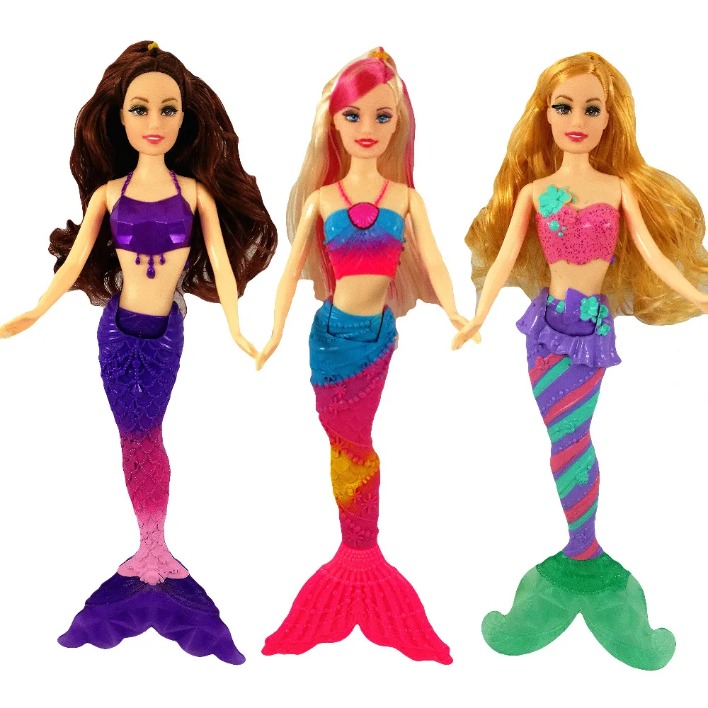 

Mermaid Dolls Toys Swimming Fashion Light Mermaid Doll Princess For Barbie Dolls Bonecas Girls Toys kids Best Birthday Gifts
