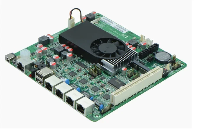 #Special Offers 4 lan 1000M Firewall motherboard atom D2550 1U Firewall motherboard,firewall appliance mini-itx motherboard DC 12V Power supply