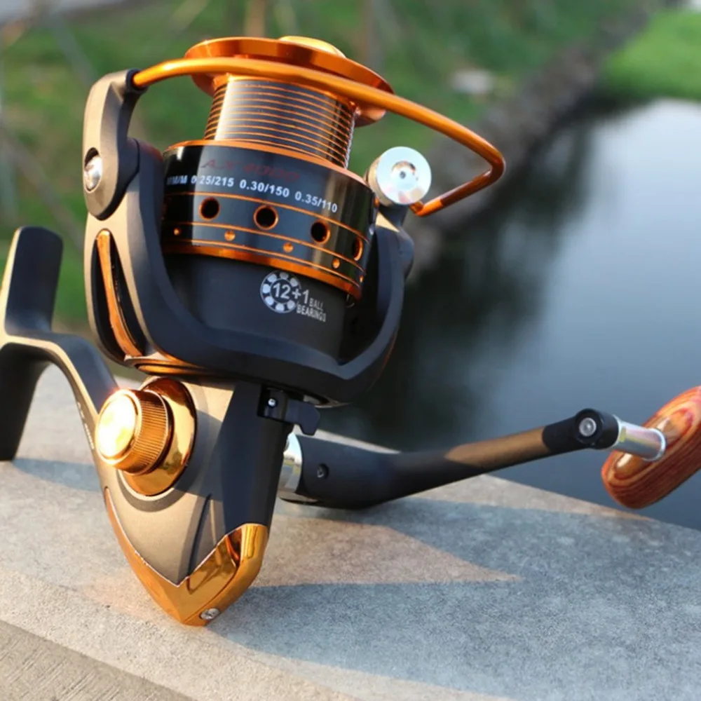 

yomoshi AX500-7000Series Spinning Carbon Fiber Drag Ultralight Freshwater Fishing Reel 12+1BB Spin Plastic with Metal Rocker Arm