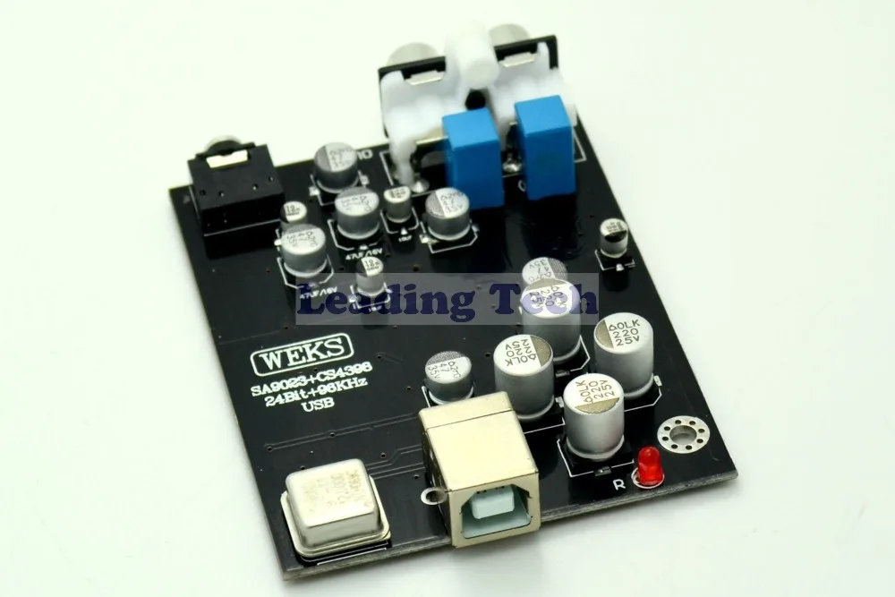 

USB 2.0 SA9023+CS4398+OPA2132 USB Decoder Board 24BIT 96KHz High Quality