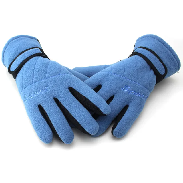 Unisex Winter Thicken Fleece Gloves Waterproof Keep Warm Glove Anti