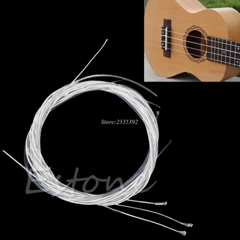 

1 Set 6Pcs New Durable 39'' Silver Nylon Strings For Acoustic Classical Guitar