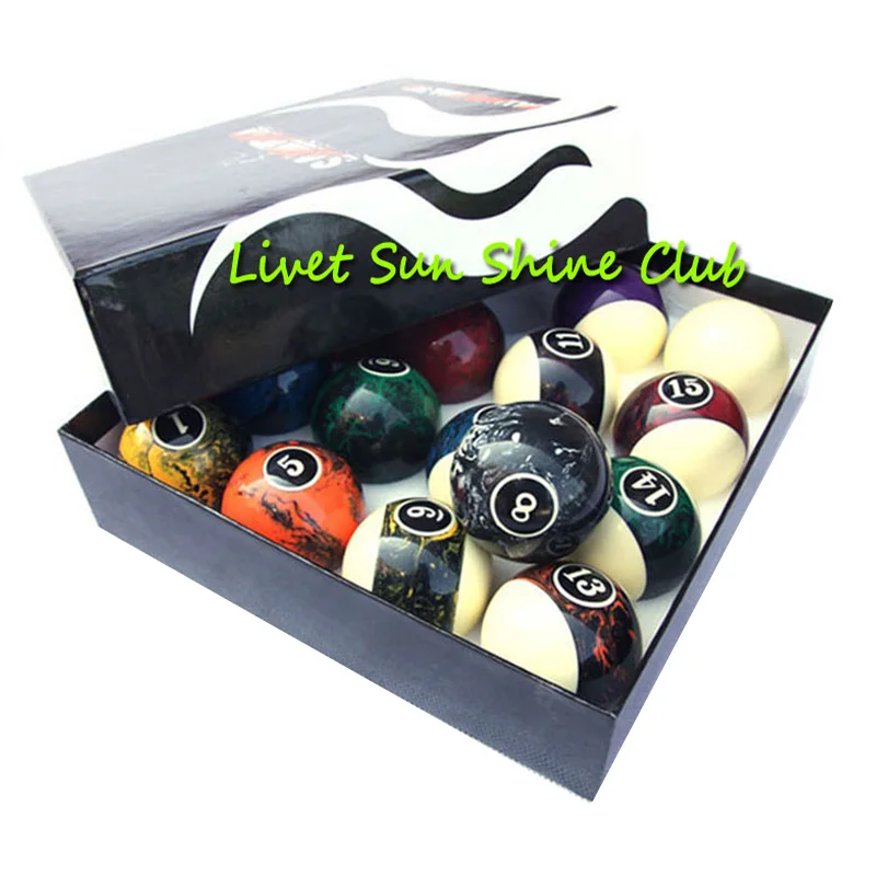 

xmlivet Original Taiwan 57.2mm Billiards Pool Balls High quality Phenolic Resin Elephant balls Complete Set of Balls 2 1/4 inch