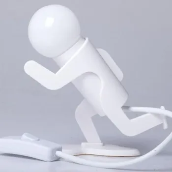 

Cute struggle LED Sleep bedside lamp for children PC plastic + glass novelty night light indoor lampara
