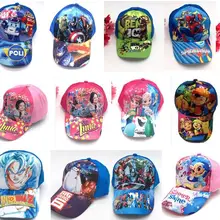 1 шт., мультяшный Микки, Минни, принцесса, Мстители, Микс, для мальчиков и девочек, модная Солнцезащитная шляпа, Марио, повседневный косплей, детская бейсбольная кепка вечерние подарки