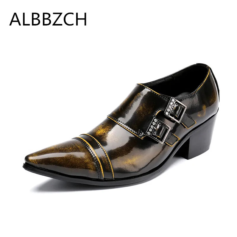 De Estaleiros Patente Homem 45 Retro Alto Apontou 44 As Salto Picture Fivela Casamento Homens Sapatos Oxford Toe Novos 46 Grandes Design Couro Vestido qTZx5HAnIw