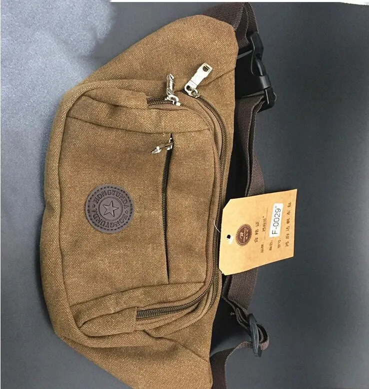 

Slingshot package retro simple fashion waist mini canvas outdoor cross-body bag men's multifunctional accessories slingshot bag