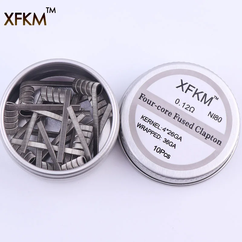 Нагревательные катушки NEW XFKM NI80 для вейпа намотки электронной сигареты высокой