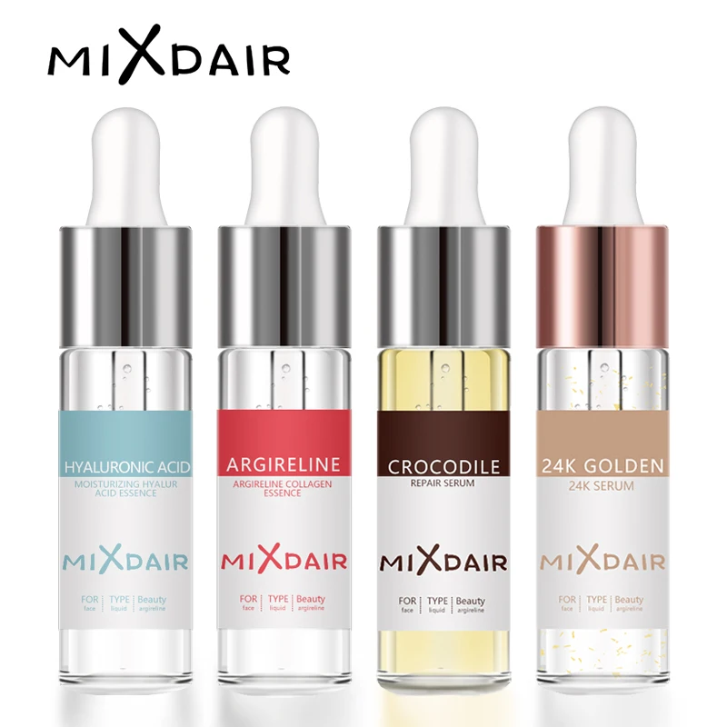 

MIXDAIR Serum Whitening Essence Argireline Hyaluronic Acid Anti-wrinkle 24K Gold Essence Anti Acne Repair Serum Moisturizing