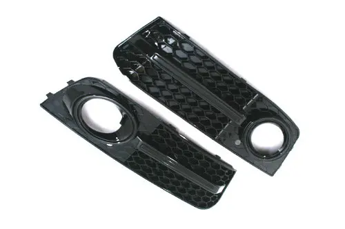 Gloss Black Honeycomb Style Front Fog Light Grille For Audi A4 B8 2009-2011 (NOT for S-Line / S4 RS4 Models) | Автомобили и
