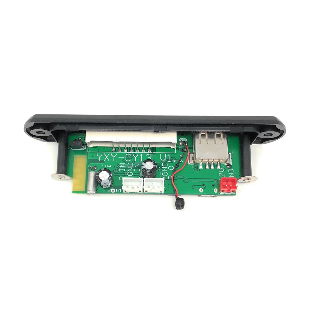 Bluetooth v4.2 + микрофон аудио модуль MP3 WMA плеер декодер 5 в 12 В TF карта USB/FM/удаленный