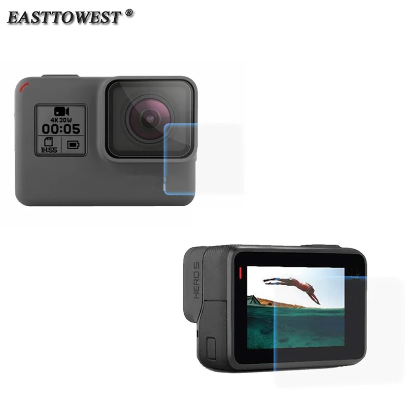 Easttowest For GoPro Hero 5 Accessories LCD Screen Film Protector Lens Film Protector For Gopro Hero