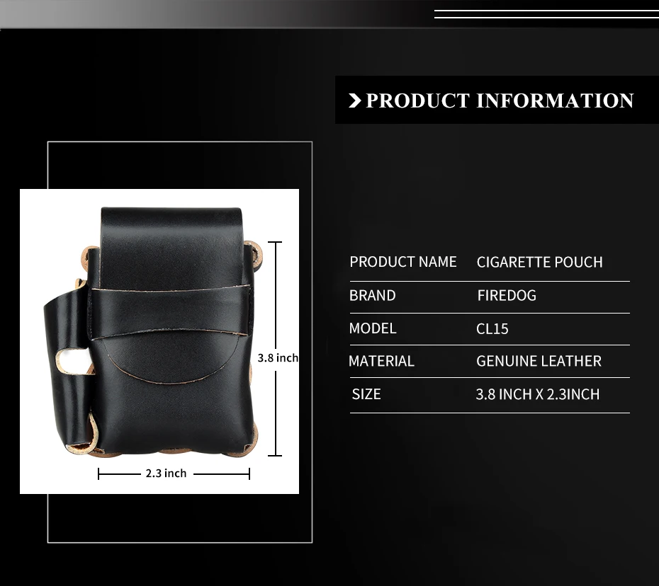 leather cigarette case