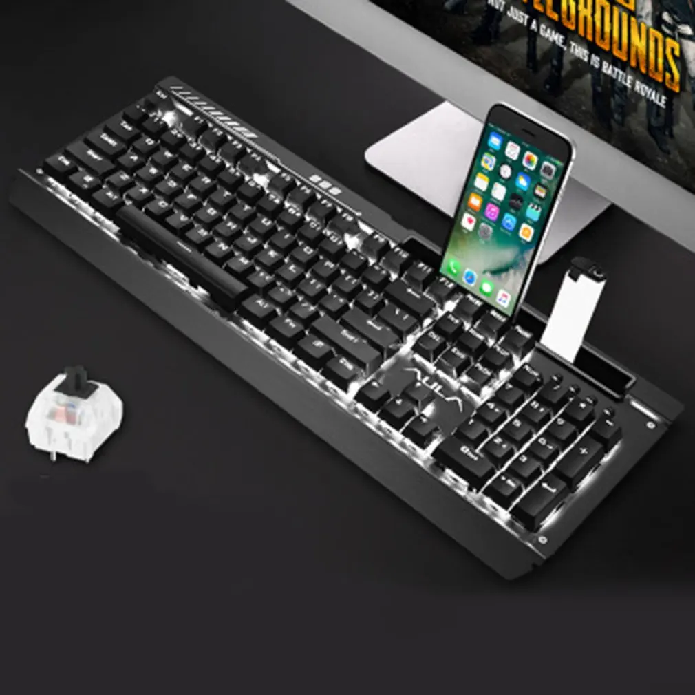 

Cool Wired Keyboard Multifunctional Computer Table PC Hand-held Portable Keyboard Touchpad Keyboard