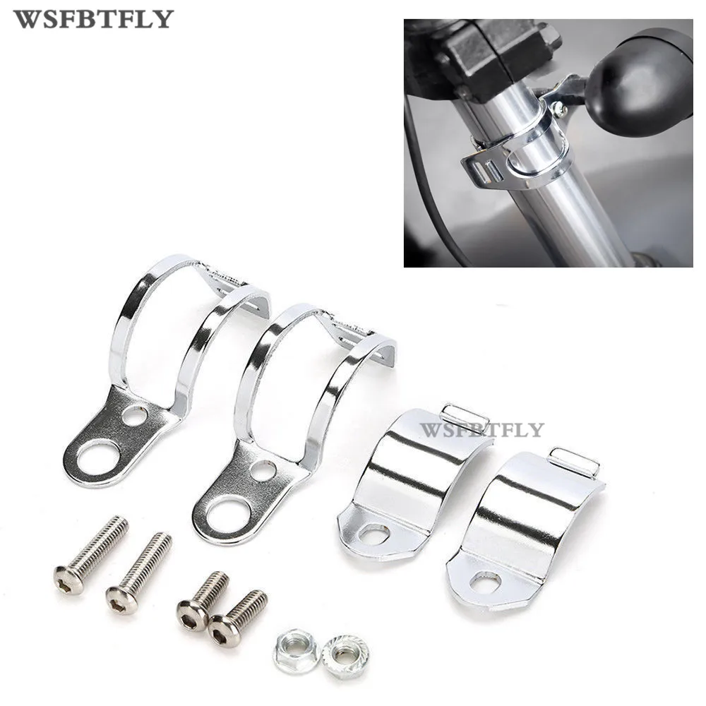Buy Motorcycle Chrome Billet Turn Signal Light Bracket