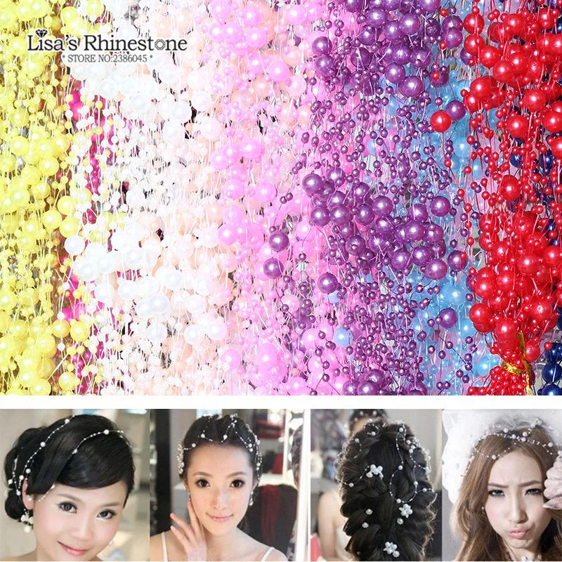 New 5m 4pcs lot 17Colors font b Fishing b font font b Line b font Artificial