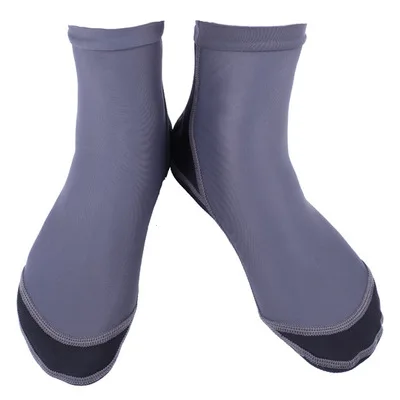 H802 1,5 мм лайкра ткань неопреновые носки для подводного плавания Дайвинг Серфинг мокрые носки Ботинки дайвинг носки - Цвет: Темно-серый