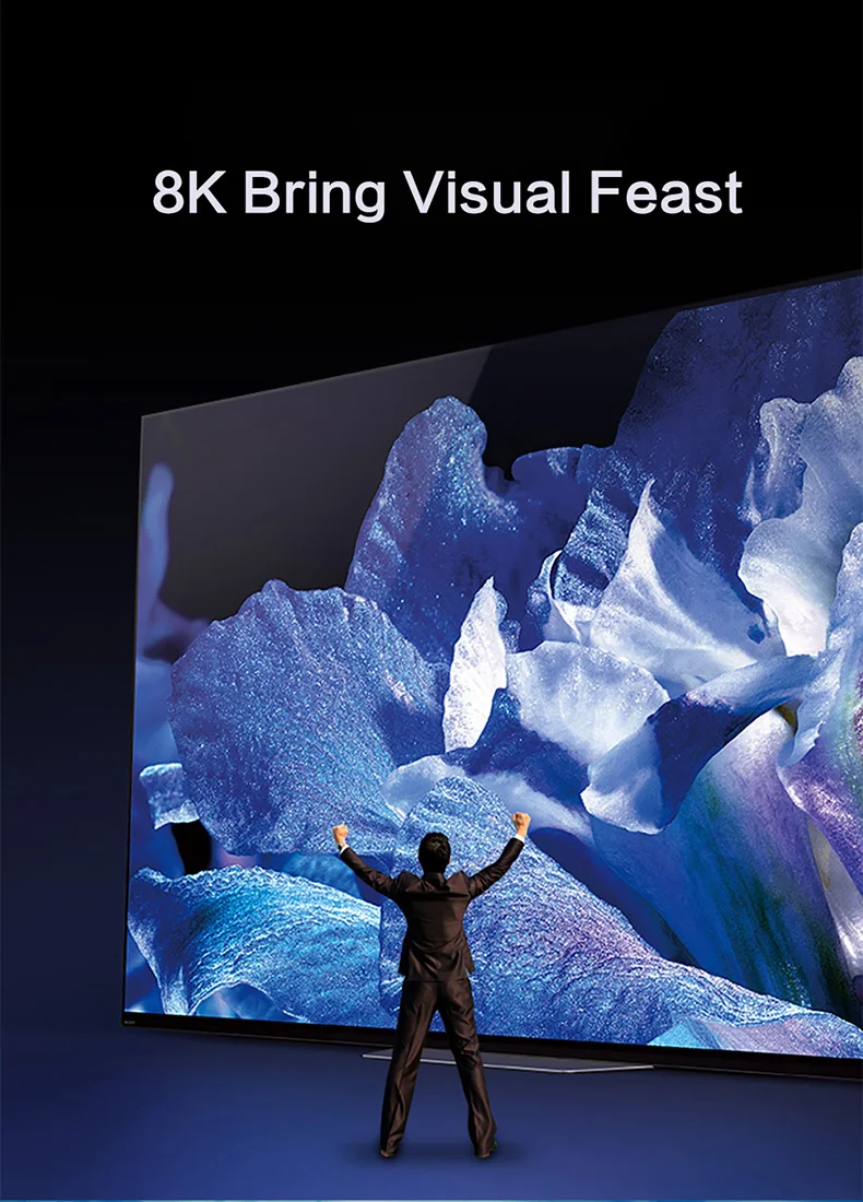 8K HDMI 2,1 кабели Ультра высокая скорость 8K@ 60Hz 48Gps Совместимость с Apple tv 4K LG tv samsung QLED tv мультимедийный интерфейс шнур