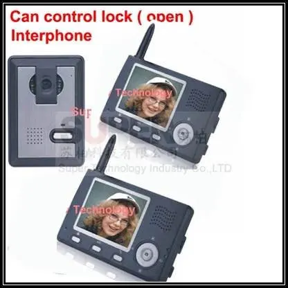 can control lock (door),3 wall to work,wireless Video Door Phone,3.5