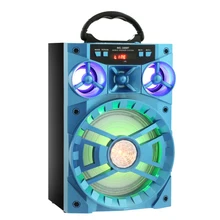 MS-188BT портативный Bluetooth динамик стерео звук 6,5 дюймов светодиодный светильник Поддержка USB TF карта HiFi громкий динамик с ручкой