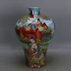 Chinese Antique Jingdehzhen Pure Handmade Spun Gold Enamel Porcelain Vase For Art Decoration 3