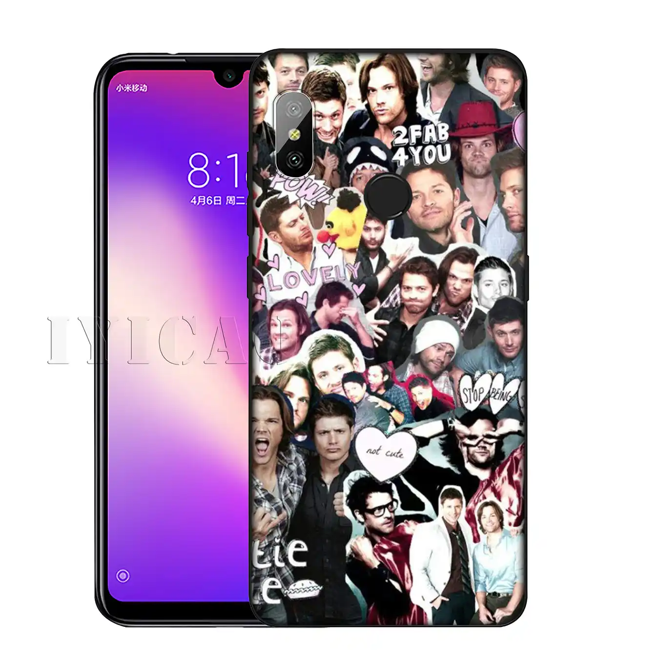 Мягкий силиконовый чехол IYICAO Supernatural Jared Padalecki для Xiaomi Redmi K30 K20 8A 7A 6A 5A S2 GO Note 8 8T 7 5 6