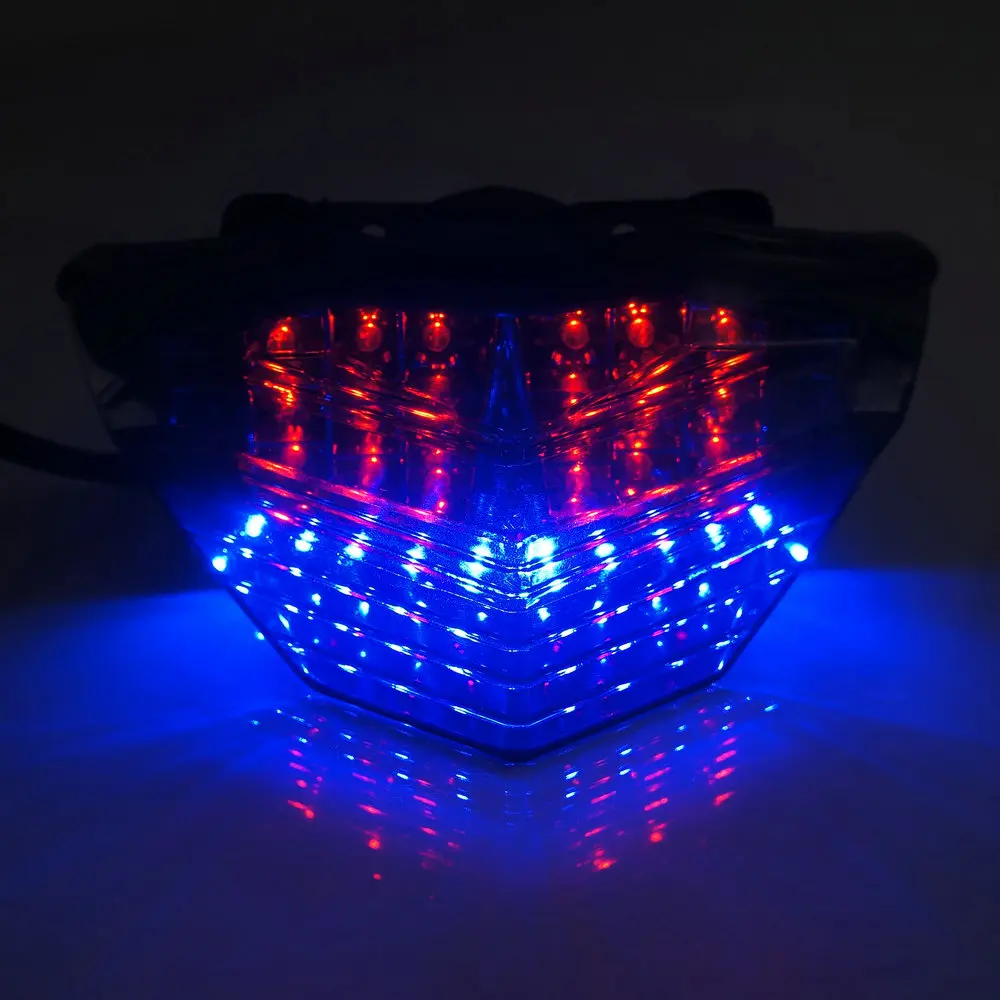 For Kawasaki Ninja 250R 250 R 300 2013-2017 Rear Turn Signals Motorcycle LED Tail Stop Light Brake Lamp Flasher Signal Blinker (8)