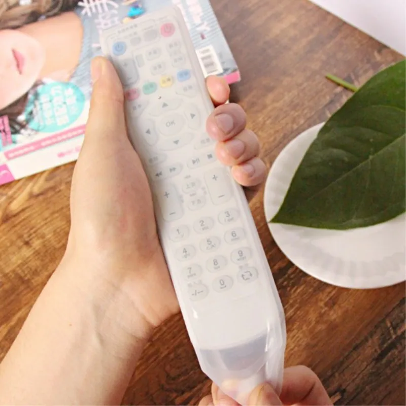 1PC Silicone Remote Case Silicone Remote Cover Silicone Remote Sleeve Remote Controller Cover Silicone Case Protector TV Remote Control Cover Case Video Audio Air Condition Remote Control Protector Pouch Waterproof Protective Cover