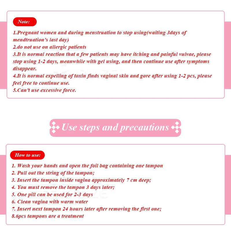 Vaginal tampons (9)