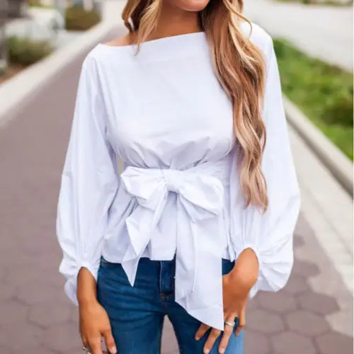 Solid Stand Blouse Spring Autumn Women 2019 Collar Shirt