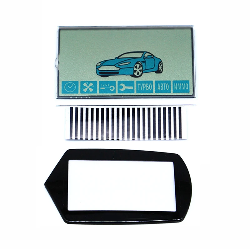 

A91 LCD display flexible cable + LCD keychain Glass for Starline A91 remote controller display with Zebra Stripes free shipping