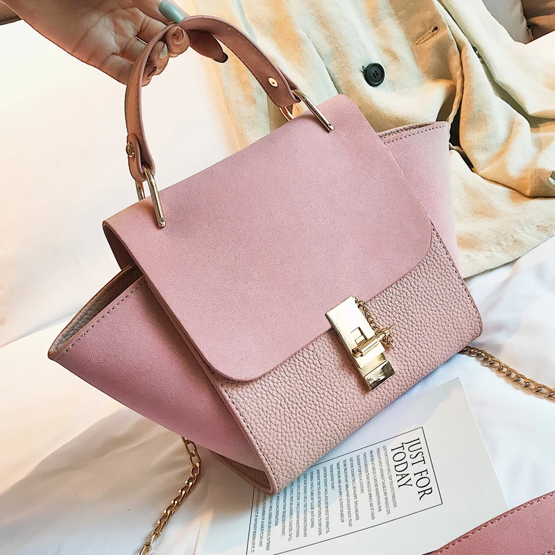 

European style Fashion Female bag 2019 New Quality Matte PU Leather Women's Designer Handbag Ladies Large Shoulder Messenger Bag