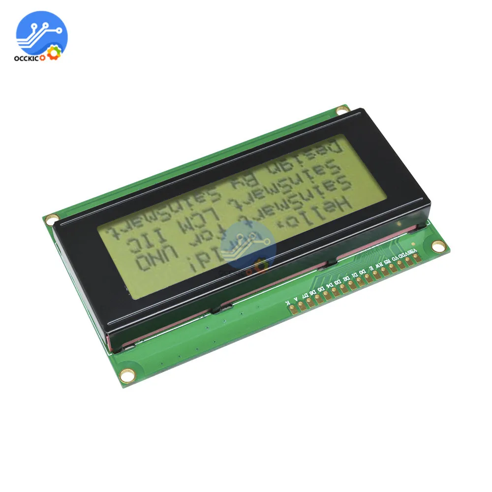 ЖК дисплей LCD2004 IIC/I2C 2004 дюйма 20x4 5 В Желтый экран IIC I2C для arduino панель|lcd display screen|lcd