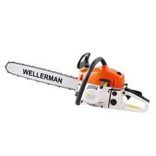 20 Inch 52 CC 2200W Professional Gasoline Chain Saw with Air Cooled Single Cylinder 2 Stroke