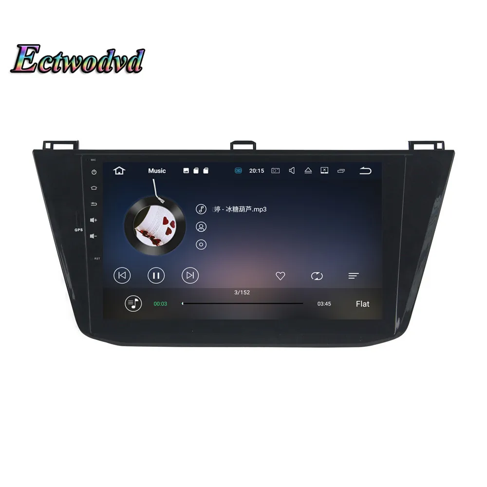 Best Ectwodvd 4G RAM 32G ROM Octa Core Android 8.0/8.1 Car DVD for Volkswagen Tiguan 2016 2017 2018- Radio Stereo Play GPS Navigation 17