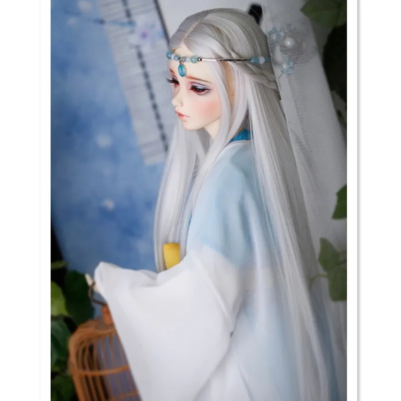 BEIOUFENG 1/3 1/4 Bjd Sd кукольные парики Высокая температура провод Мода BJD супер кукольные волосы парик для кукол, Длинные прямые кукольные волосы