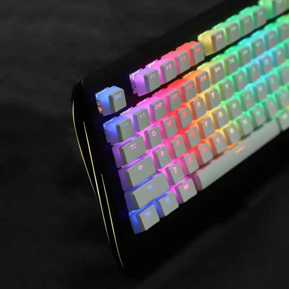 New Pudding Keycaps White Double Shot Translucent Pbt Ansi Iso 108 Keys For Rgb Ebay New Pudding Keycaps White Double Shot Translucent Pbt Ansi Iso 108 Keys For Rgb Ebay