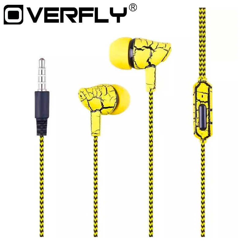 Sport Earphone 3.5mm Wired Headset Super Bass Crack