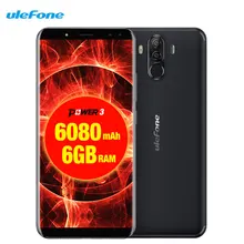 Ulefone Power 3 Facial ID 6 0 18 9 FHD 6080mAh 6GB font b RAM b