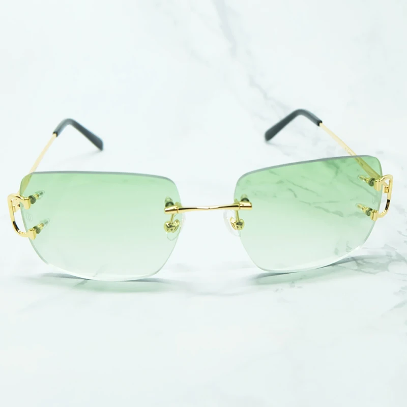 Дизайнерские солнцезащитные очки большие с квадратные мужские роскошные Carter Модные солнцезащитные очки Женские винтажные оттенки зеленые солнцезащитные очки синие солнцезащитные очки