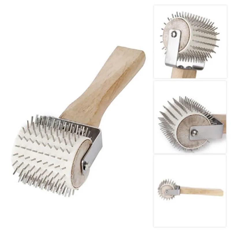 

23cm Uncapping Extracting Steel Needle Roller Bee Honey Comb Beekeeping Tool Kit apicultura