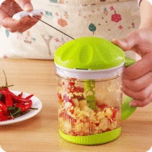 Ätherisches Küche Werkzeuge Zwiebelgemüseschneider Multifunktionale Hand Schnelle Chopper Gemüse Obst Gehackt Shredder & Aufschnittmaschinen