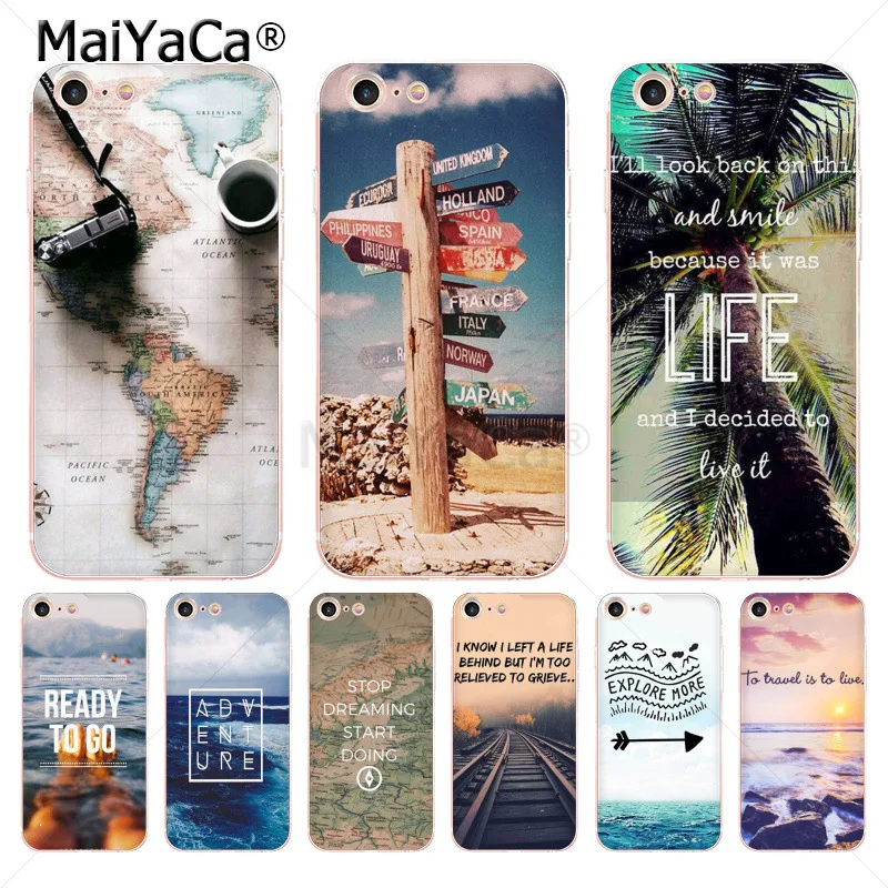 Мягкий чехол из ТПУ MaiYaCa для iPhone 6S 6plus 7 7plus 8 8Plus X 5 5S|Бамперы| |
