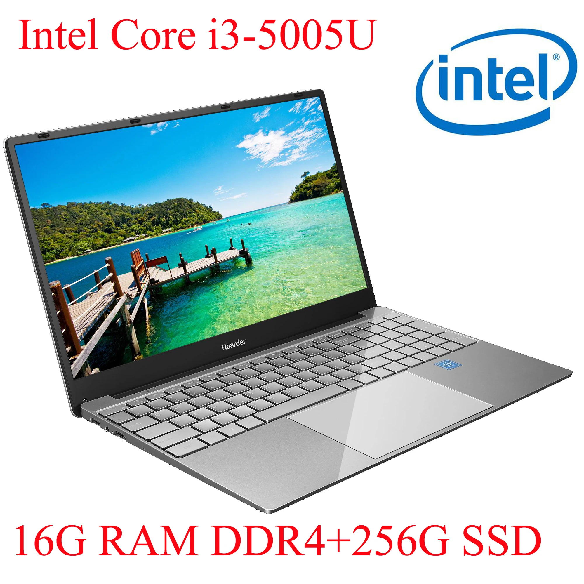 

P3-08 16G RAM 256G SSD I3-5005U Notebook Laptop Ultrabook Backlit IPS WIN10 keyboard and OS language available for choose