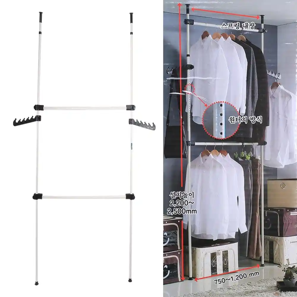 Sturdy Dampproof Portable Fabric Dustproof Movable Wardrobe Closet