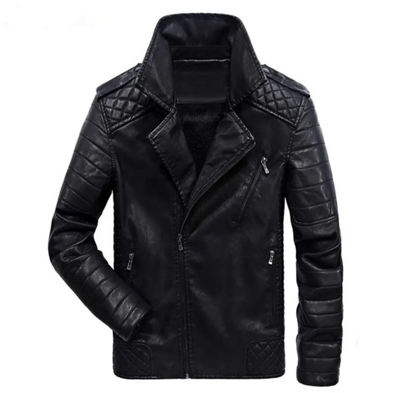 

New 6XL Men's Leather Jackets Autumn Winter Classic Leisure Europe And Americas Motorcycle Male Leather Jacket Men Coat Clothes