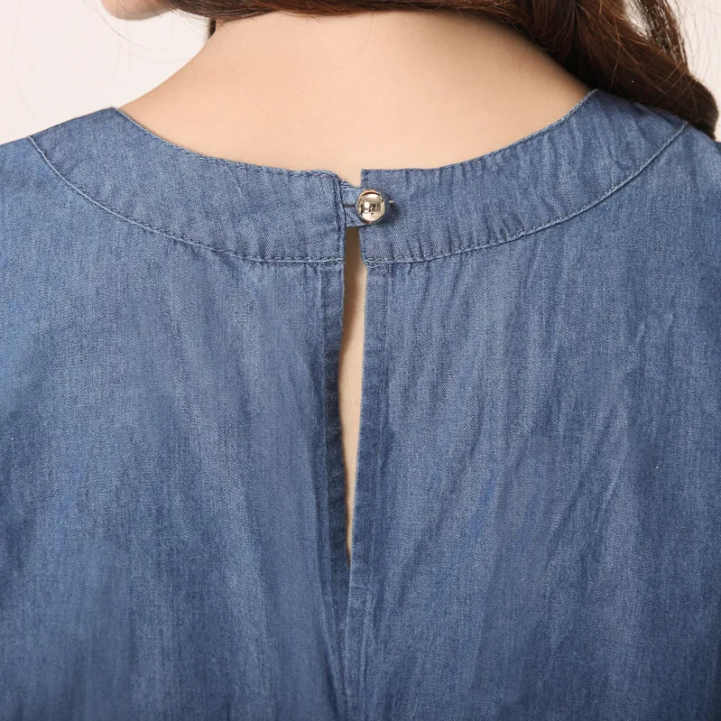 denim and diamond jumpsuit